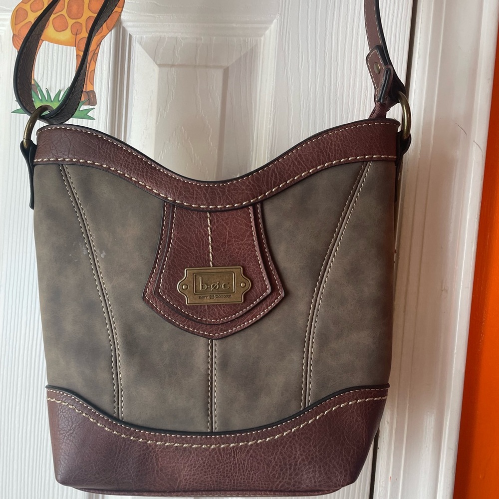 Brown and Tan B.O.C. Women's Bag